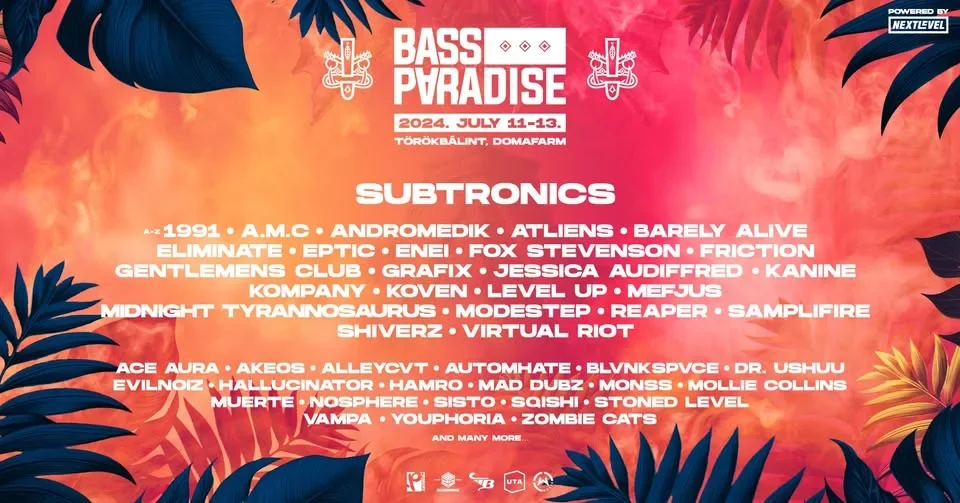 Bass Paradise 2024 event artwork