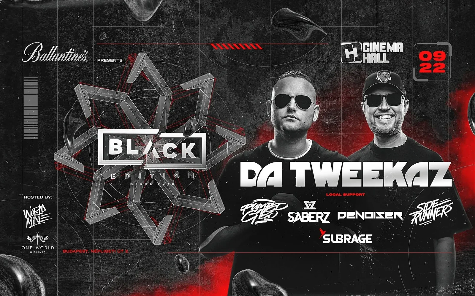 Black Edition: Da Tweekaz (NL) event artwork