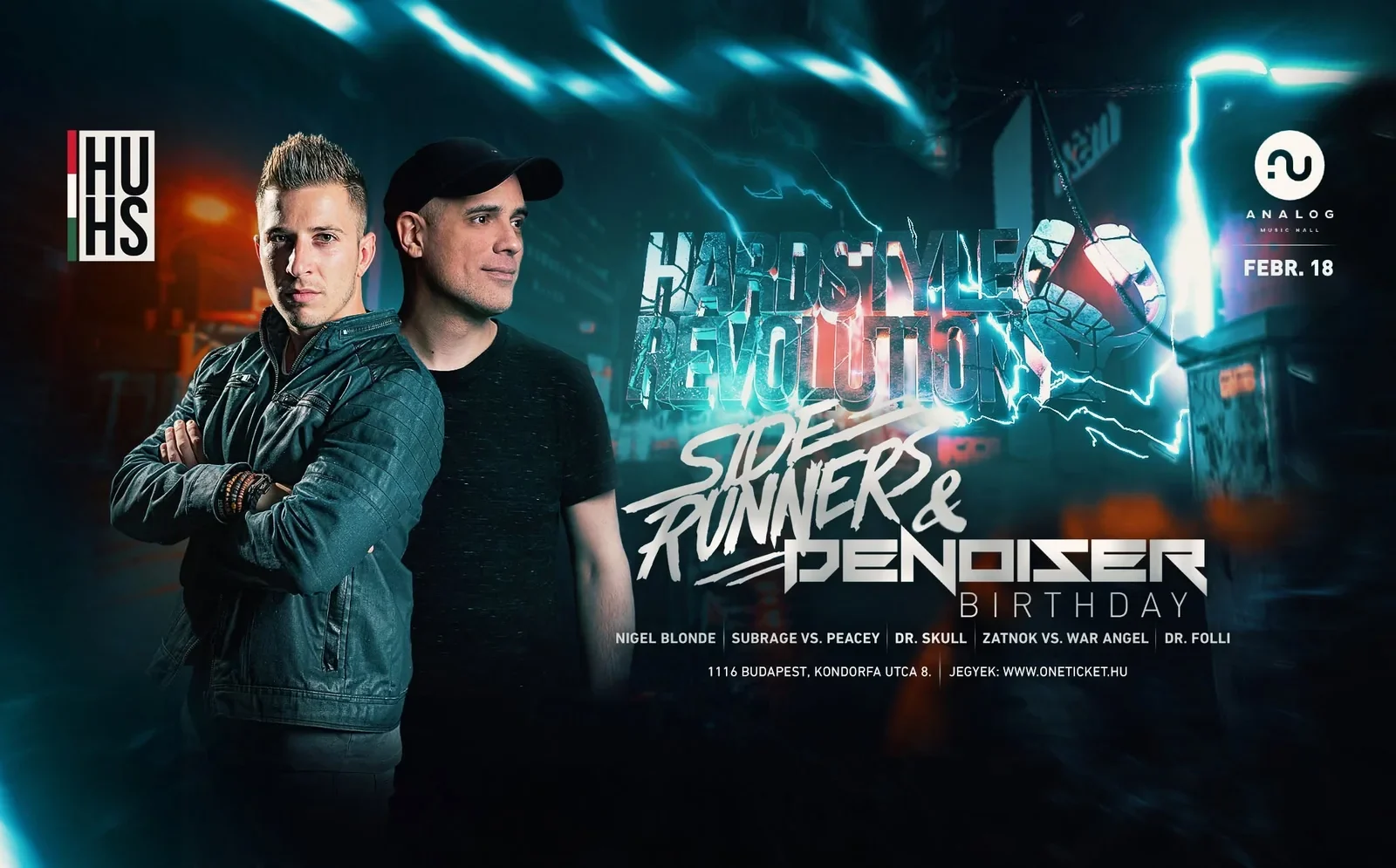 Hardstyle Revolution - Denoiser & Siderunners Birthday Bash! event artwork