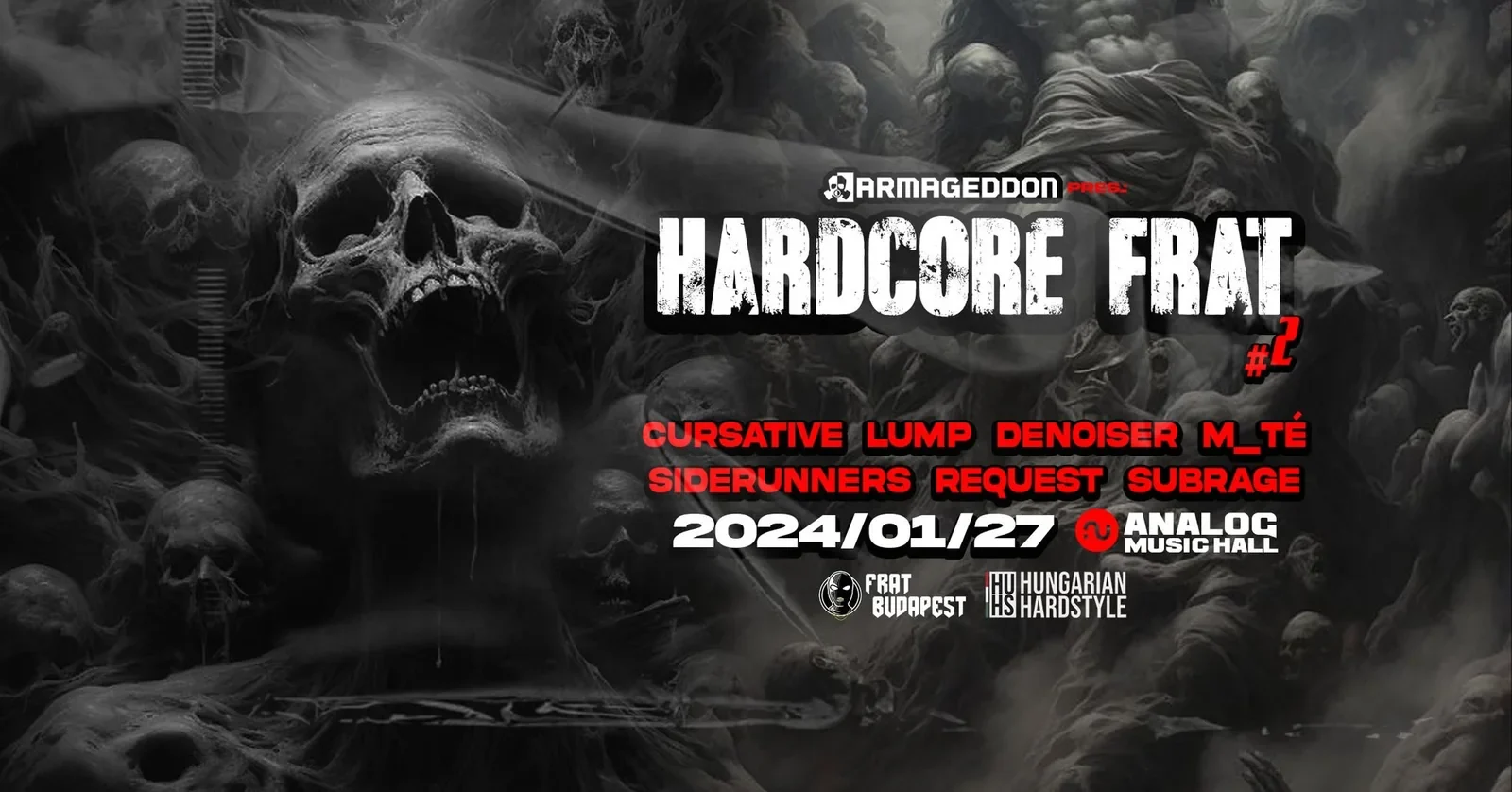 Hardcore Frat #2 event artwork