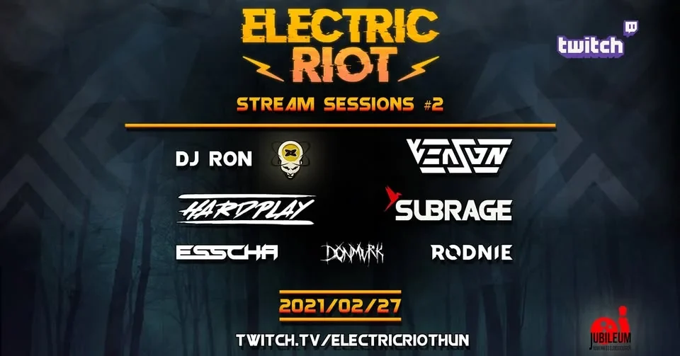 Electric Riot - Stream Sessions #2 event artwork