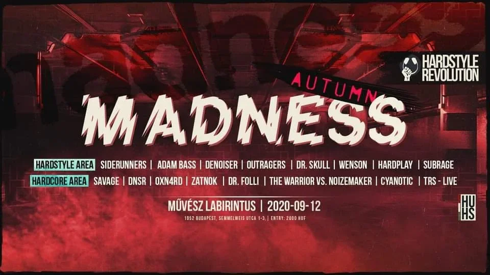 Hardstyle Revolution - Autumn Madness event artwork