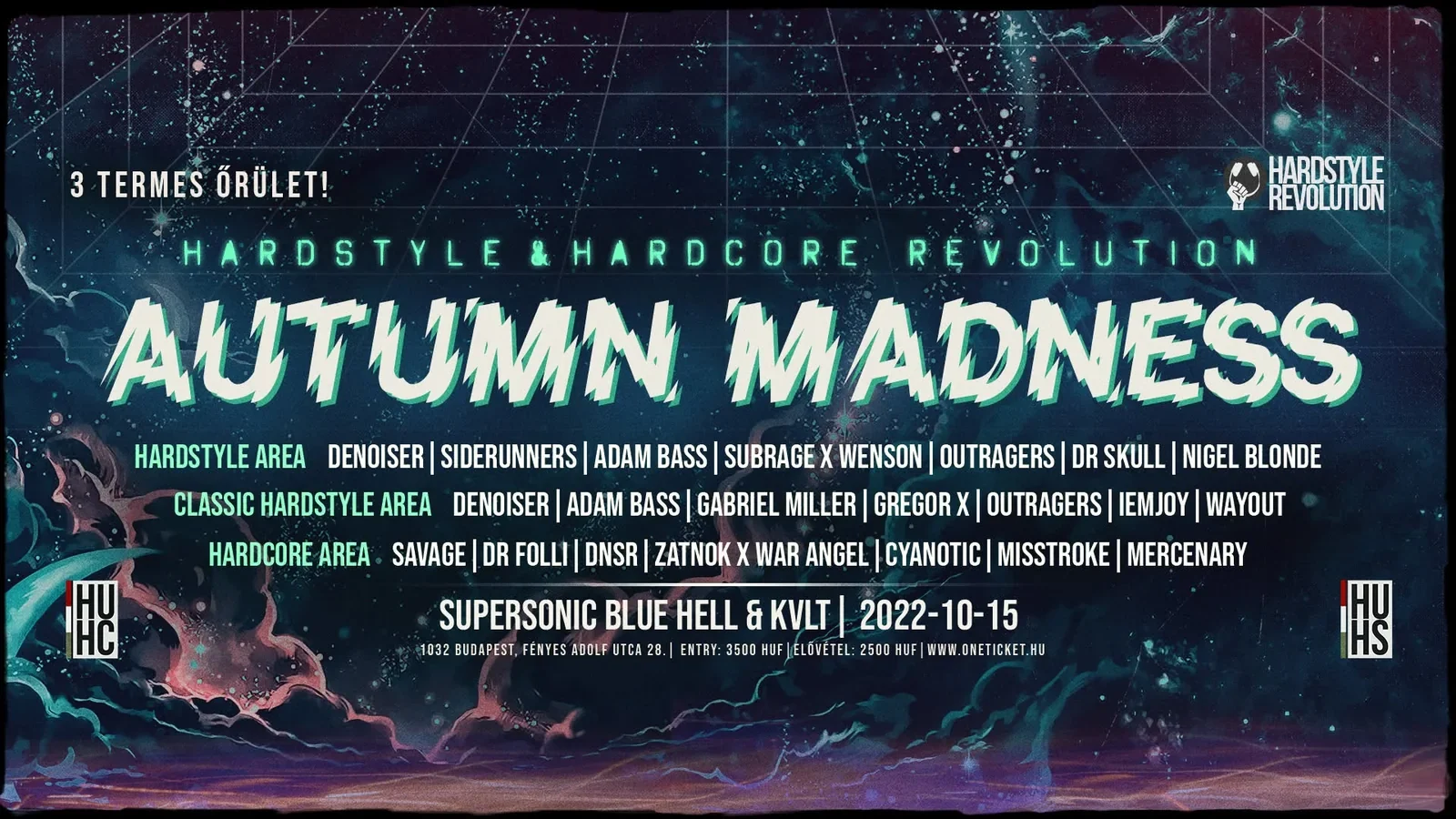 Hardstyle & Hardcore Revolution: Autumn Madness event artwork