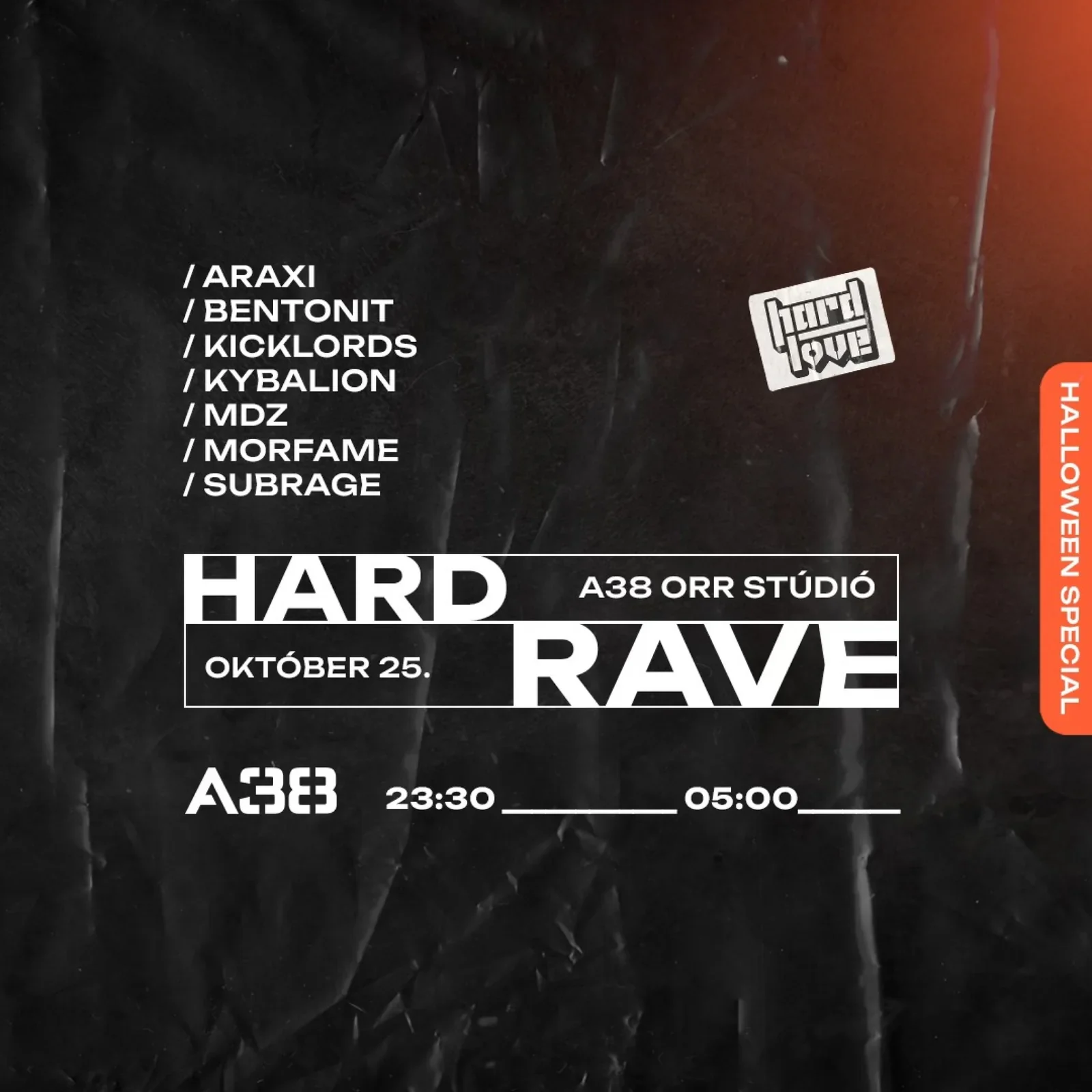 Hard Rave: Halloween Special event artwork