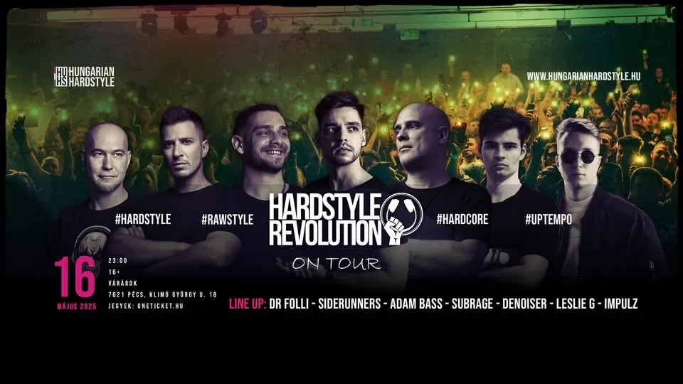 Hardstyle Revolution On Tour: Pécs event artwork