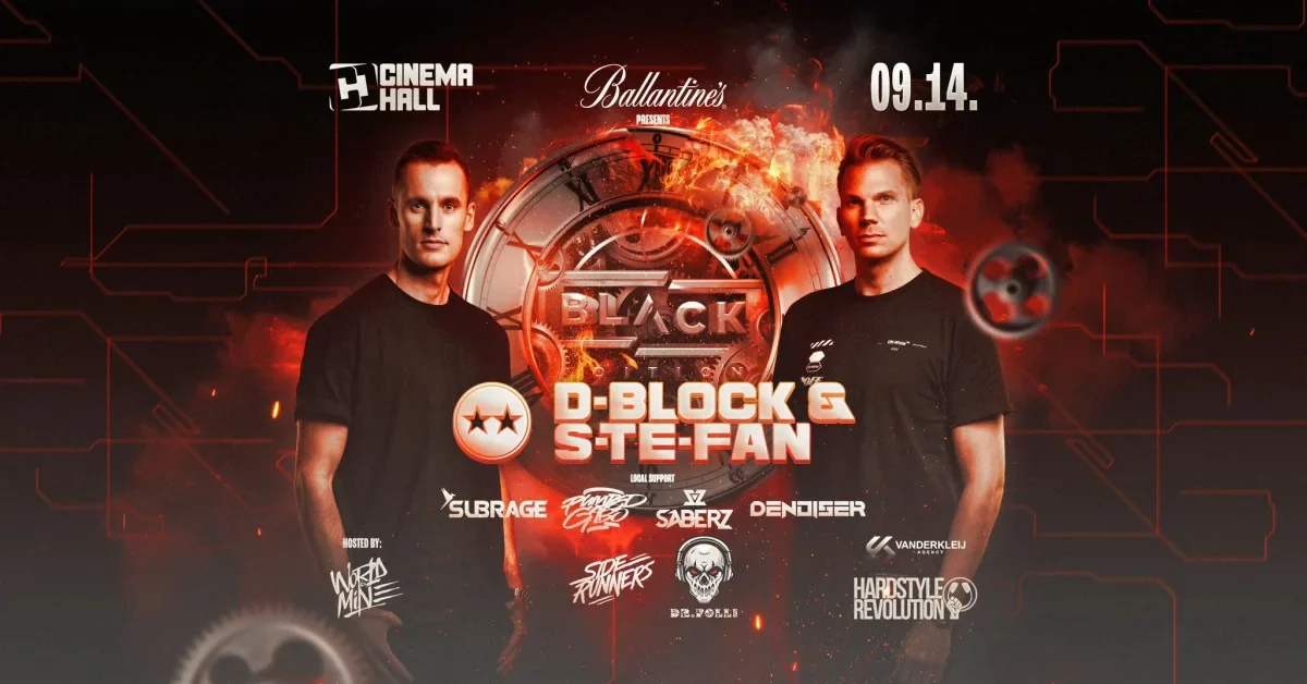 BLACK Edition: D-Block & S-te-Fan (NL) event artwork